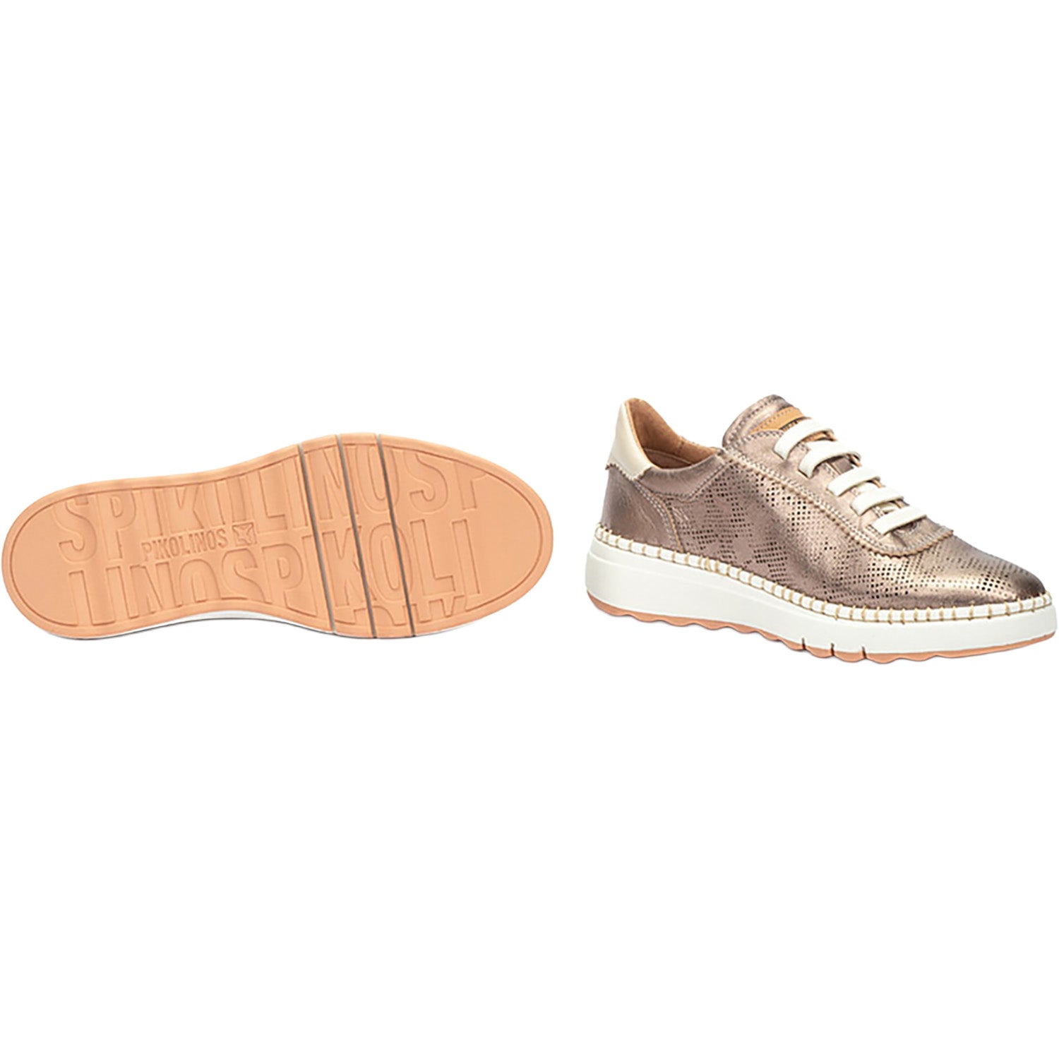 Womens Pikolinos Pikolinos Arenas W0C-6621CLC1 Women's Slip Ons Sporty Stone Stone