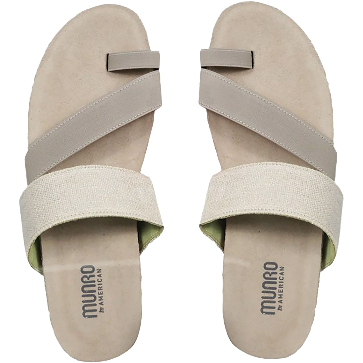 Womens Munro Munro Aries Women's Thong Sandals Natural Natural