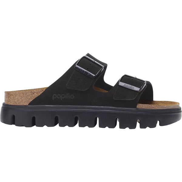 Birkenstock ブラックサンダル 43 Birkenstock Arizona Chunky Women's Sandals Black Suede – Footwear etc.
