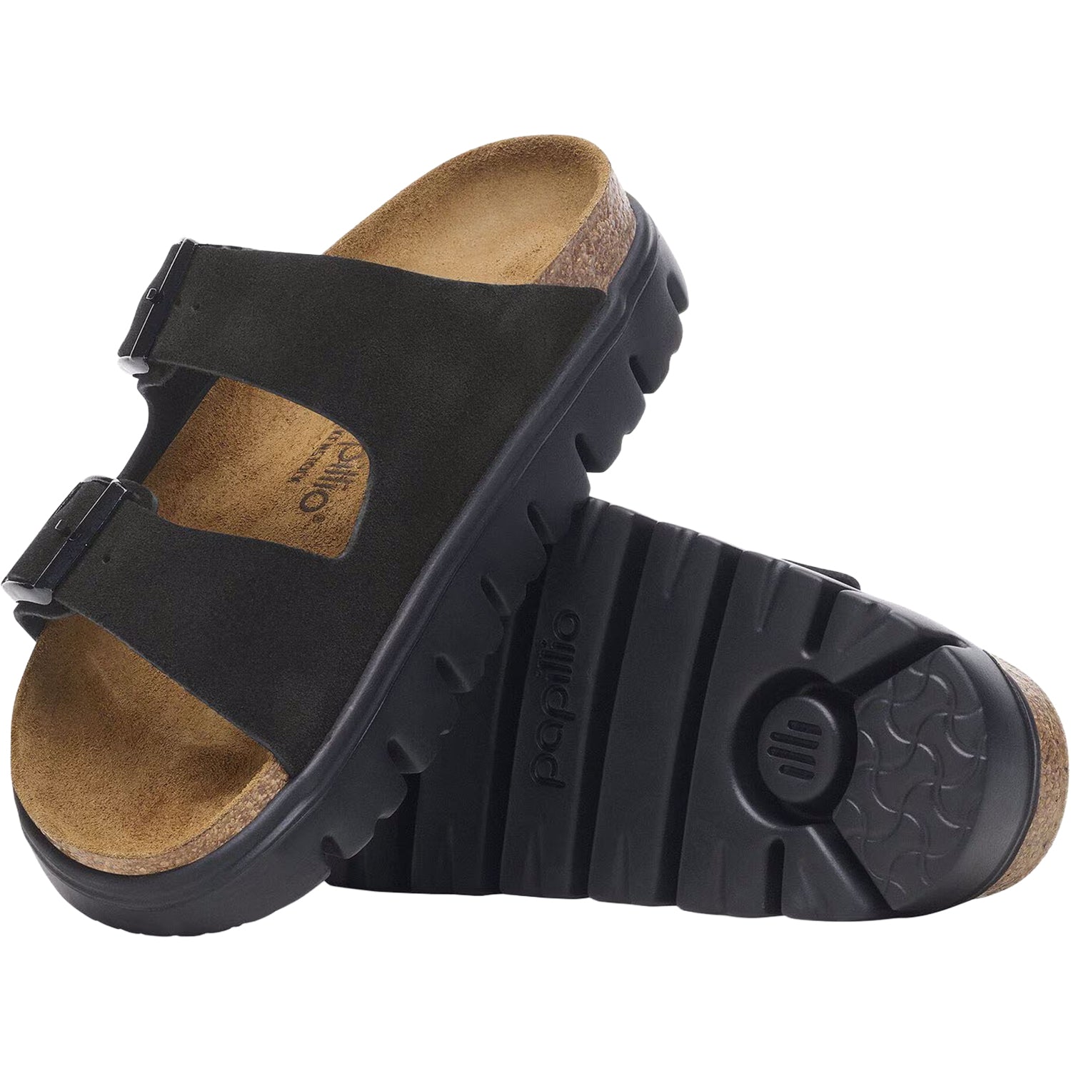 Birkenstock Arizona Chunky Women's Sandals Black Suede – Footwear etc.