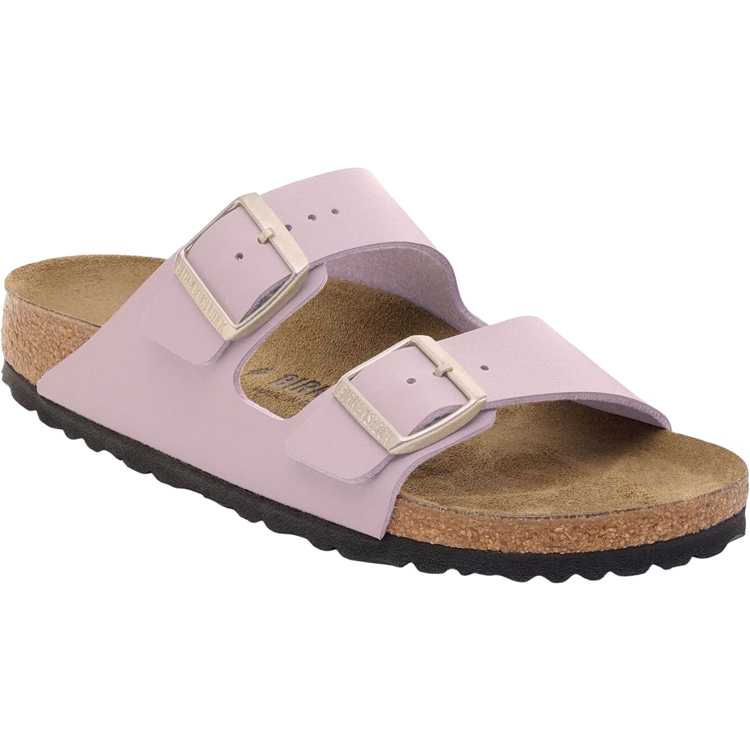 Womens Birkenstock Women's Birkenstock Arizona Faded Purple Birko-Flor Faded Purple