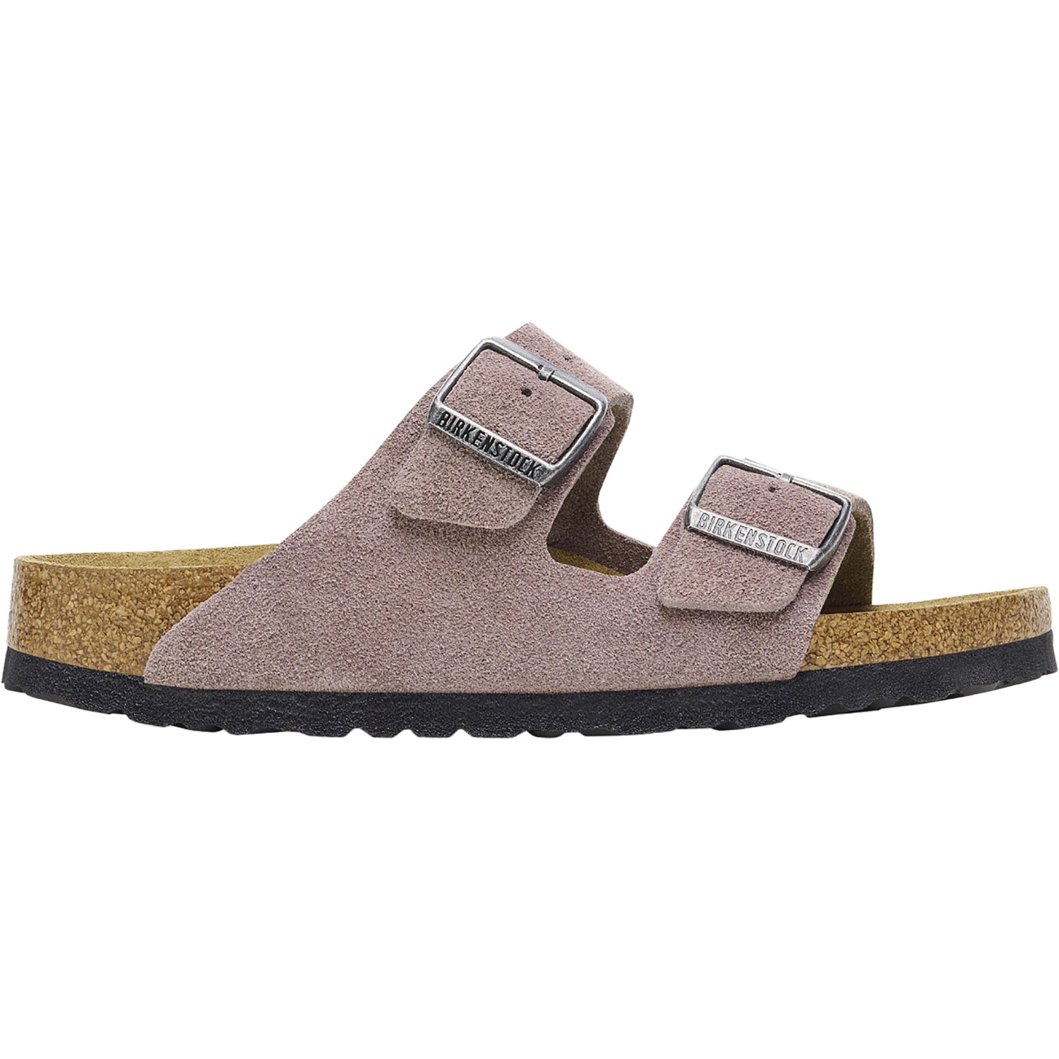 Women's Birkenstock Arizona Soft Footbed Faded Purple Suede Women's Birkenstock Arizona Soft Footbed Faded Purple Suede