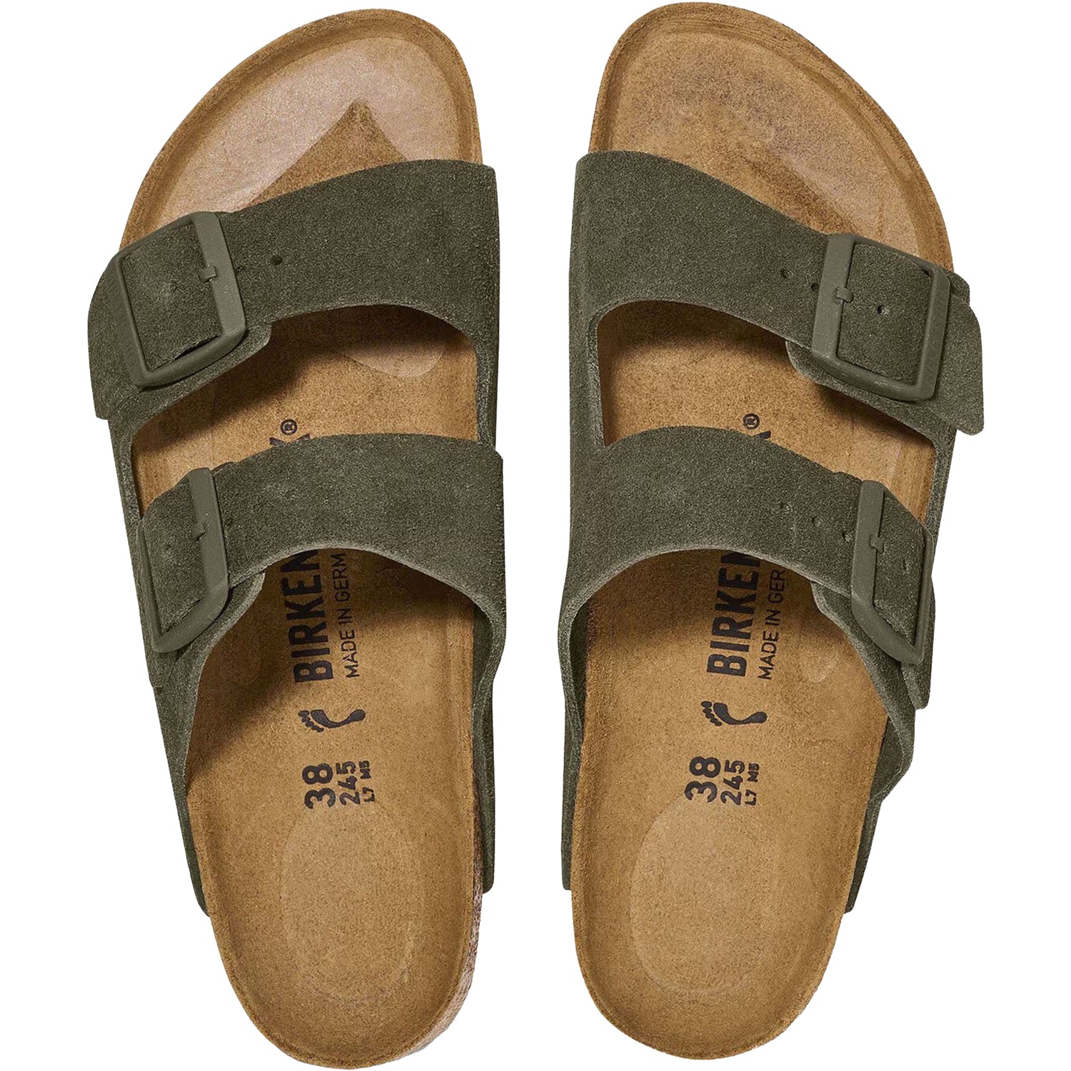 Unisex Birkenstock Unisex Birkenstock Arizona Thyme Suede Thyme Suede