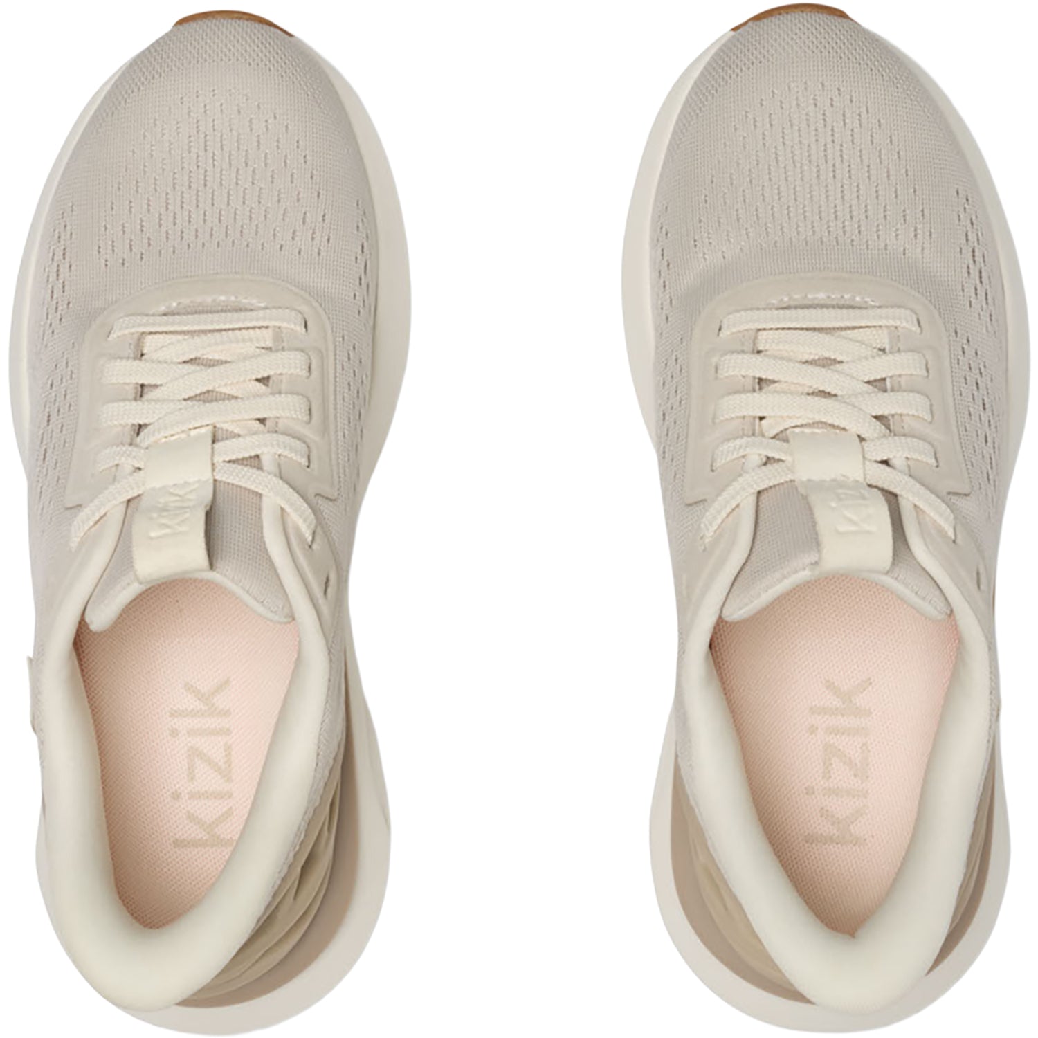 Womens Kizik KIZIK Athens 2 Women's Athletic Shoes Oatmeal/Pristine Oatmeal/Pristine