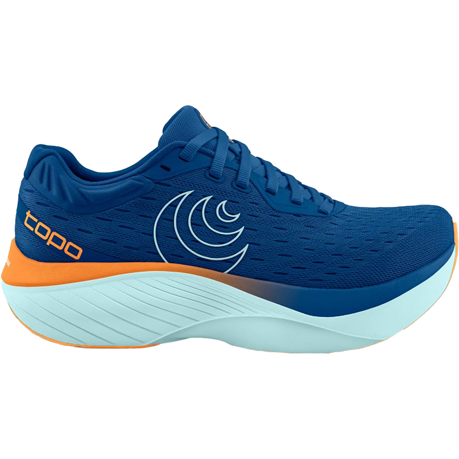 Mens Topo Topo Atmos (Neutral Support) Men's Athletic Shoes Blue/Orange Blue/Orange