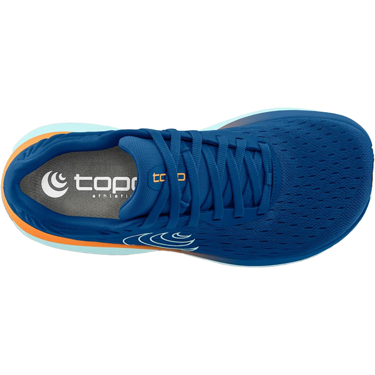 Mens Topo Topo Atmos (Neutral Support) Men's Athletic Shoes Blue/Orange Blue/Orange
