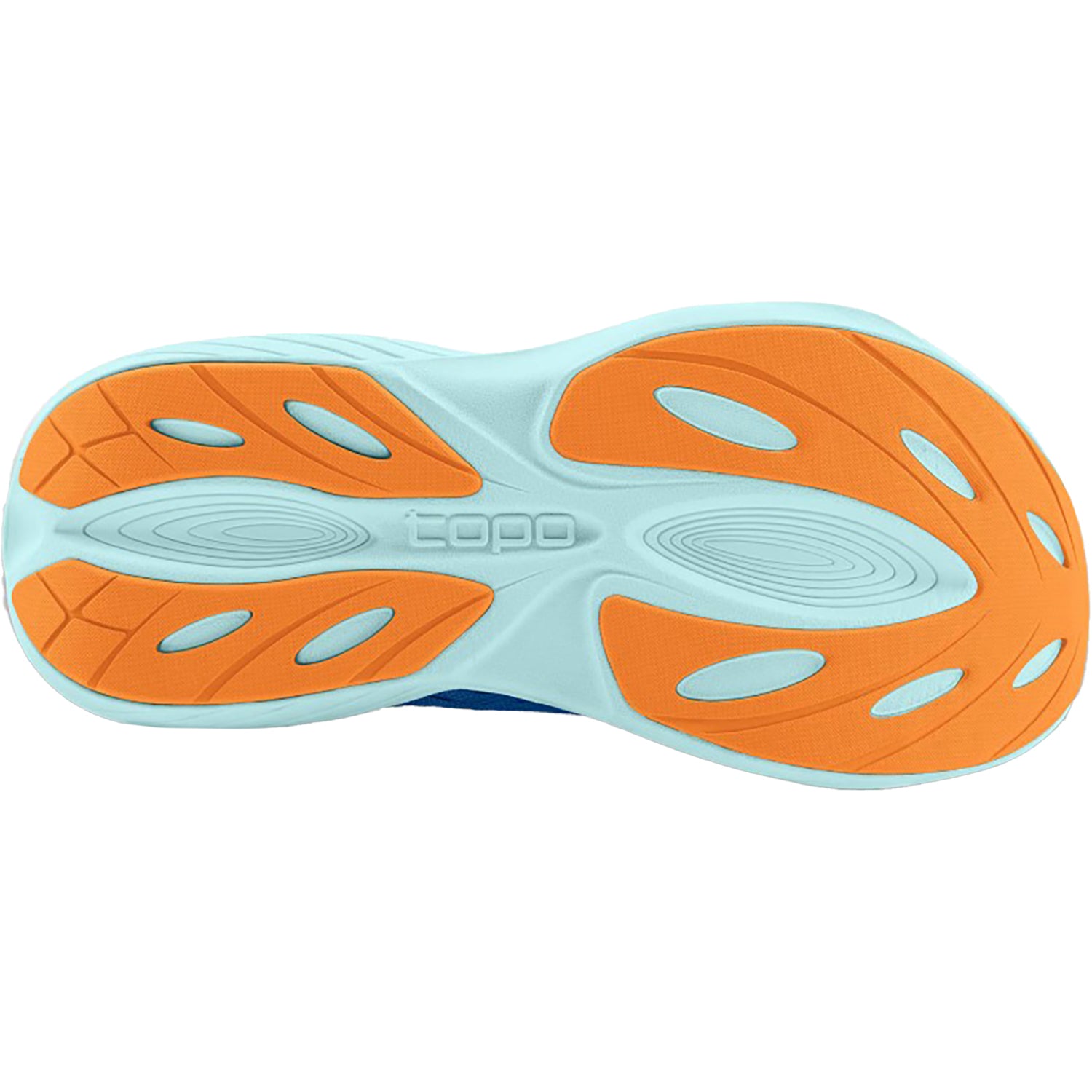 Mens Topo Topo Atmos (Neutral Support) Men's Athletic Shoes Blue/Orange Blue/Orange