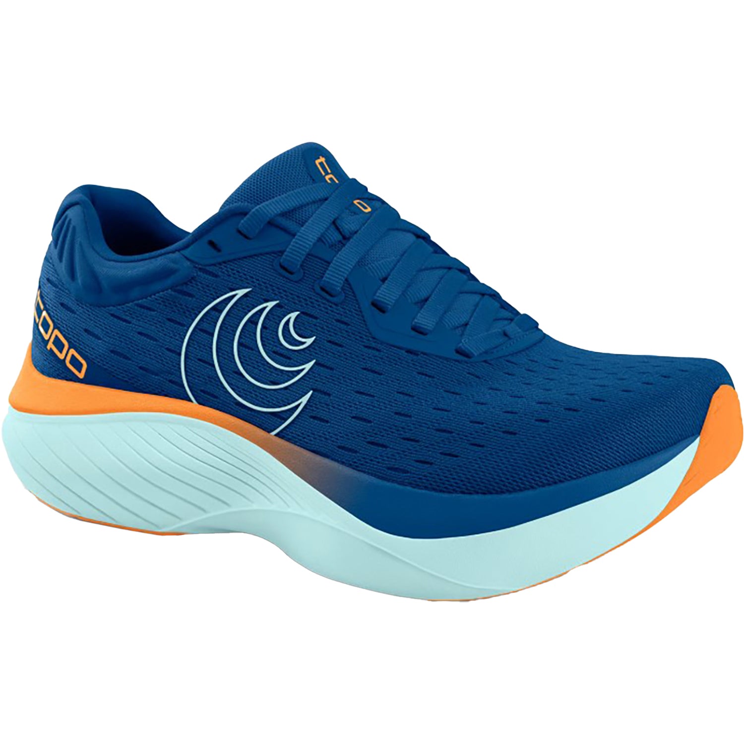Mens Topo Topo Atmos (Neutral Support) Men's Athletic Shoes Blue/Orange Blue/Orange
