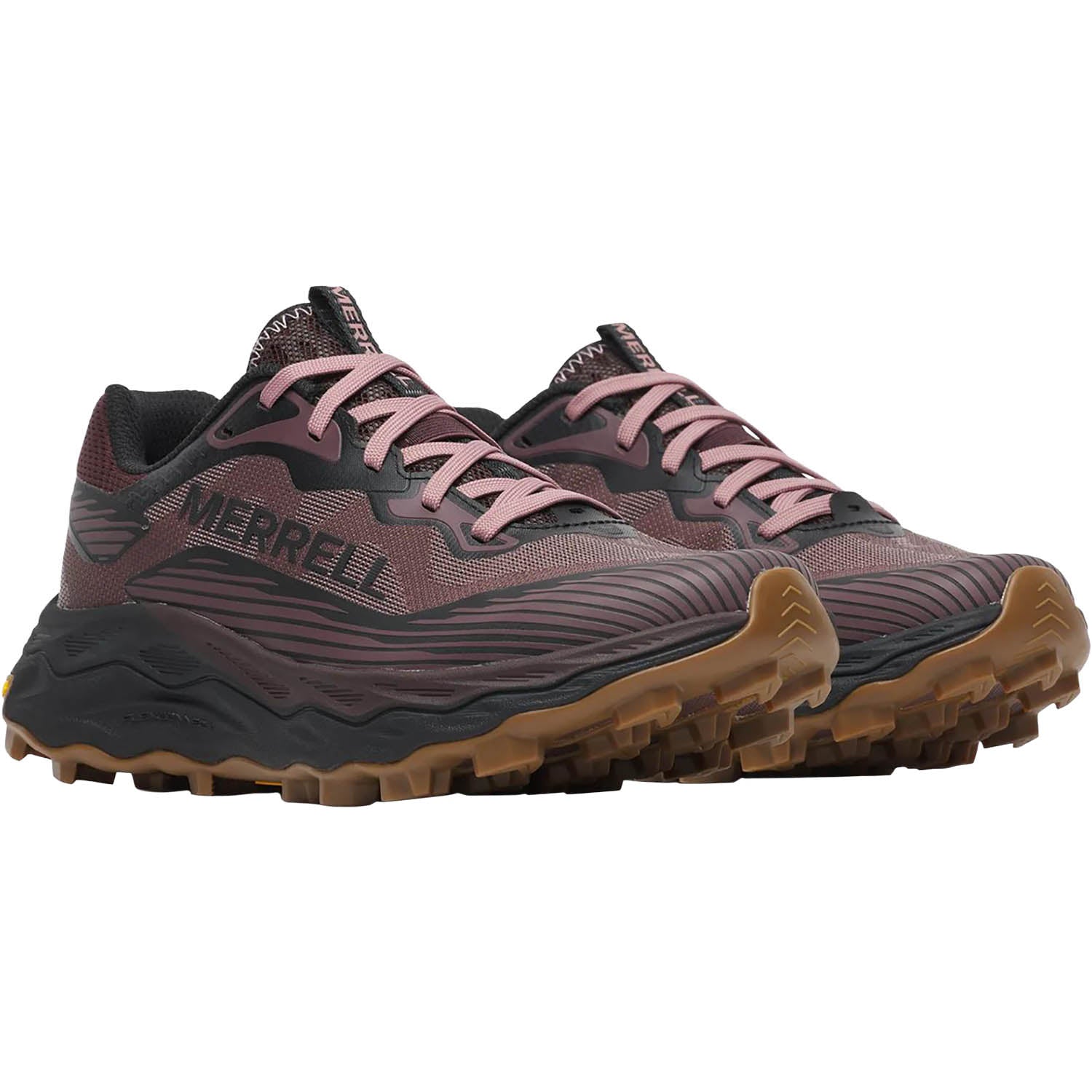 Womens Merrell Merrell Agility Peak 6 Women's Athletic Trail/Hiking Shoes Ninebark (Neutral Support) Ninebark