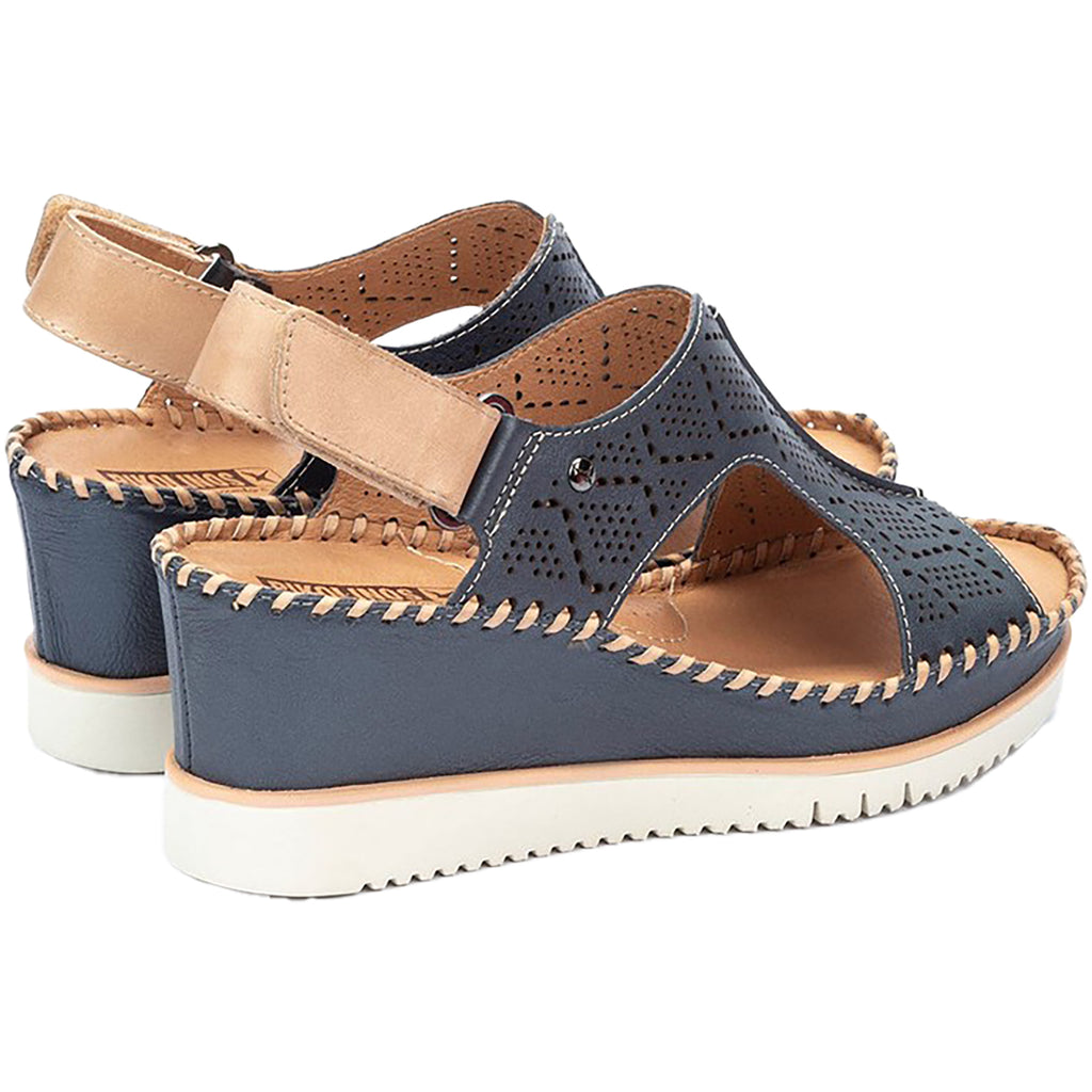 Womens Pikolinos Women's Pikolinos Aguadulce W3Z-1775CPC1 Blue Leather Blue Leather