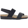 Womens Naot Naot Amy Women's Sandals Shiny Black Leather/Black Elastic Shiny Black Leather/Black Elastic