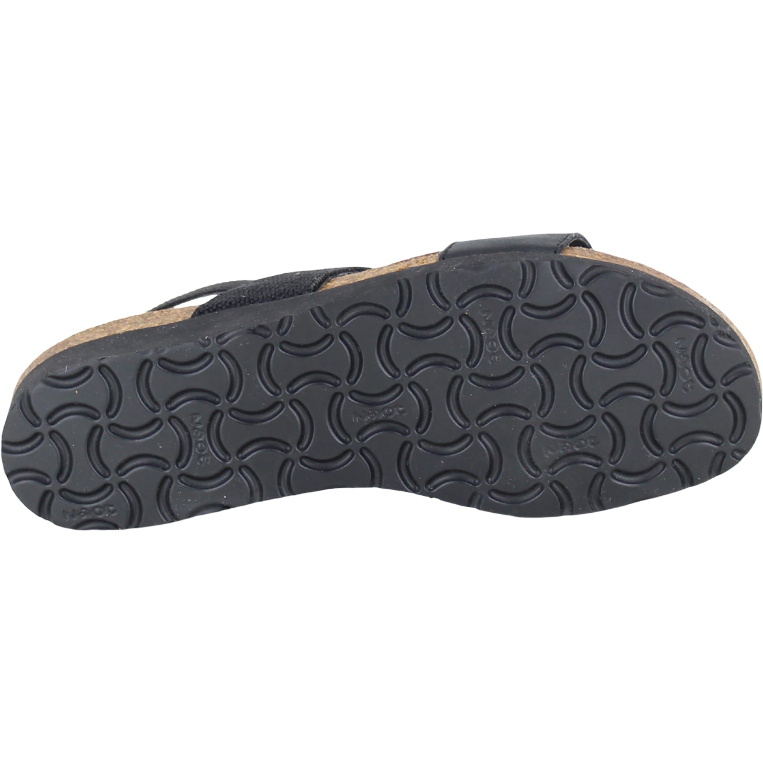Womens Naot Naot Amy Women's Sandals Shiny Black Leather/Black Elastic Shiny Black Leather/Black Elastic