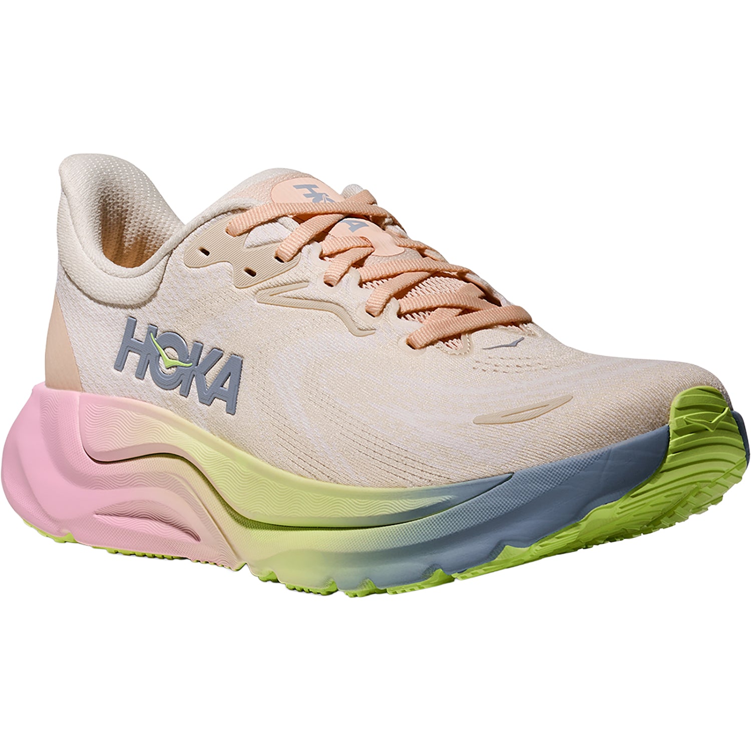Womens Hoka one one Hoka Arahi 8 (Stability Support) Women's Athletic Shoes Alabaster/Tangerine Glow Alabaster/Tangerine Glow