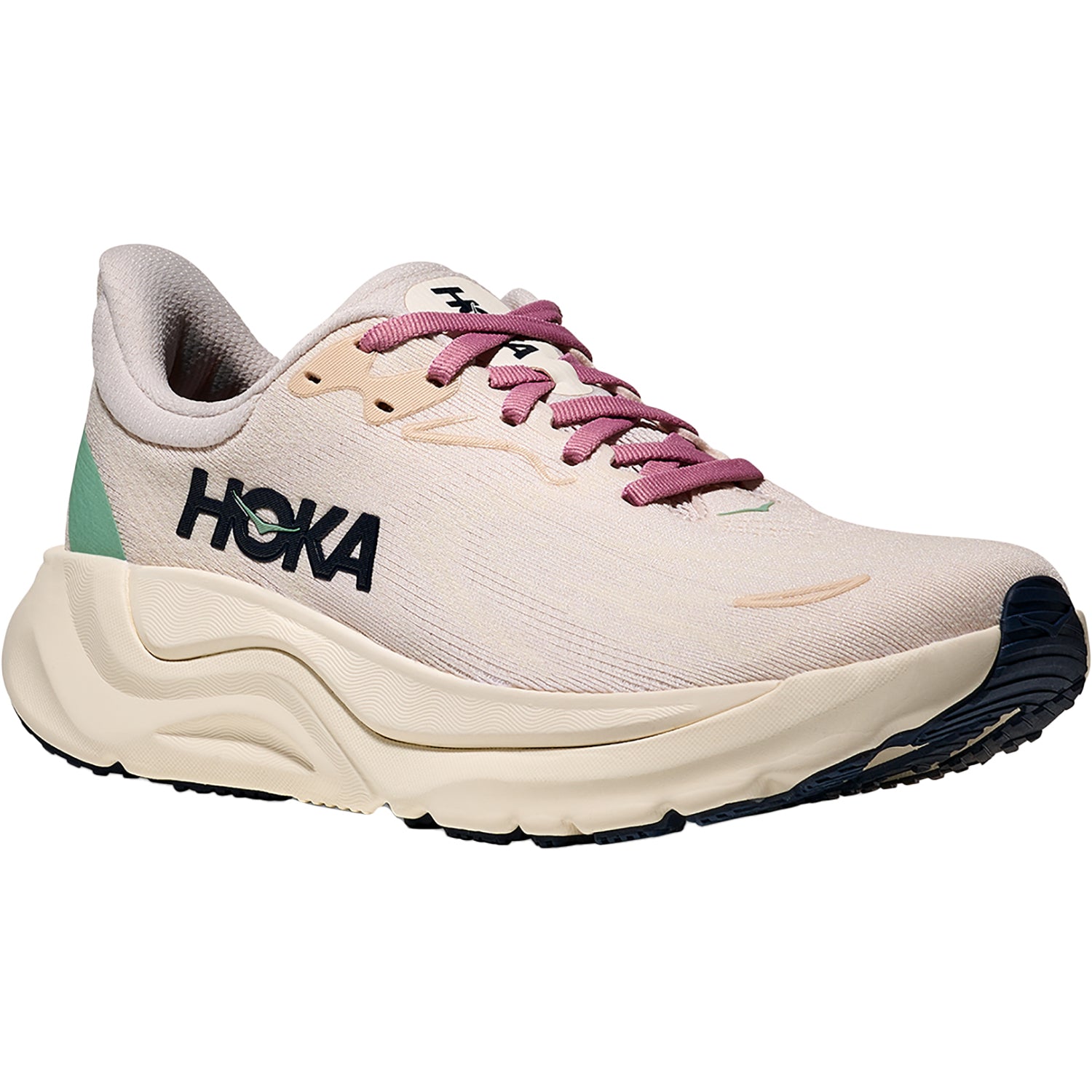 Womens Hoka one one Hoka Arahi 8 (Stability Support) Women's Athletic Shoes Rose Cream/Alabaster Rose Cream/Alabaster