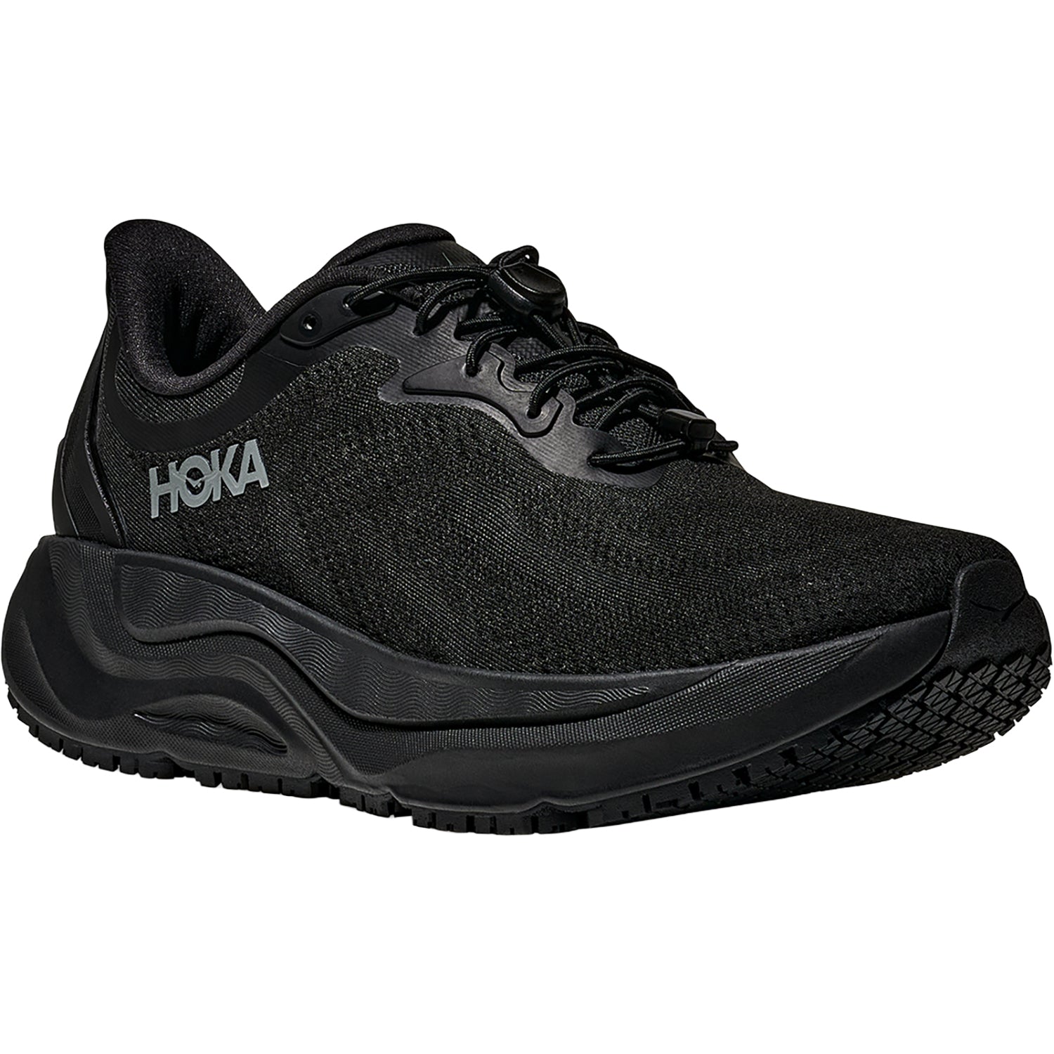 Womens Hoka one one Hoka Arahi SR (Stability Support) Women's Athletic Shoes Black/Black Black/Black