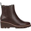 Womens Vionic Women's Vionic Aria Water Resistant Dark Brown Leather Dark Brown Leather