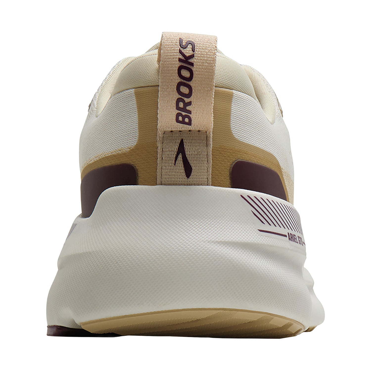 Womens Brooks Brooks Ariel GTS 26 (Stability Support) Women's Athletic Shoes Coconut/Sand/Potent Purple Coconut/Sand/Potent Purple