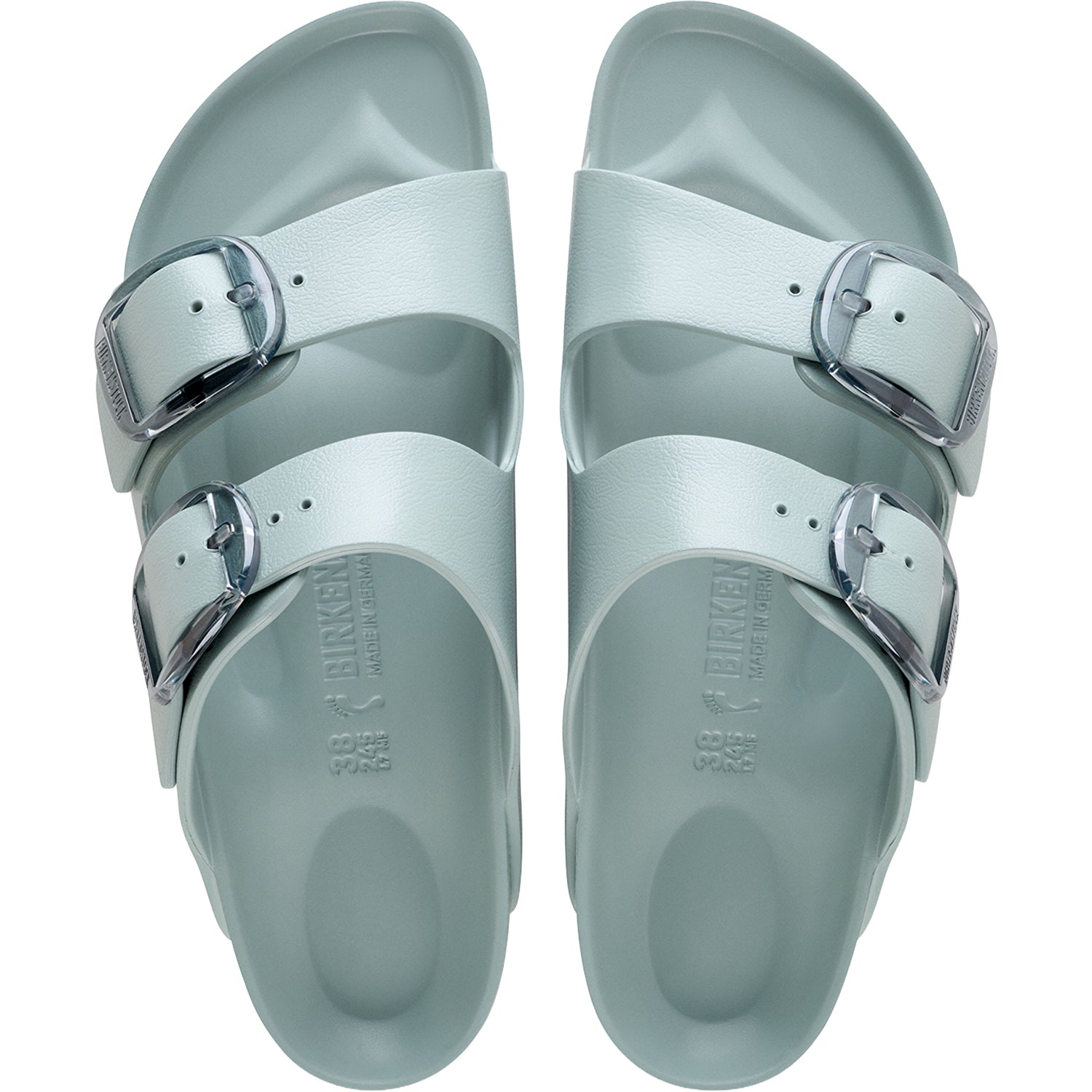 Womens Birkenstock Birkenstock Arizona Big Buckle EVA Women's Recovery Sandals Pure Sage Pure Sage