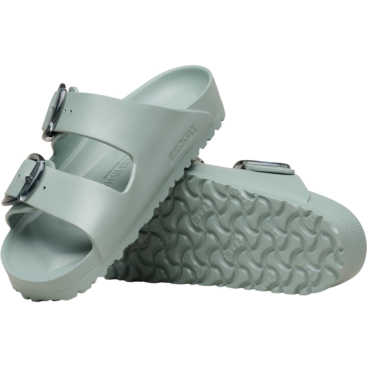 Womens Birkenstock Birkenstock Arizona Big Buckle EVA Women's Recovery Sandals Pure Sage Pure Sage