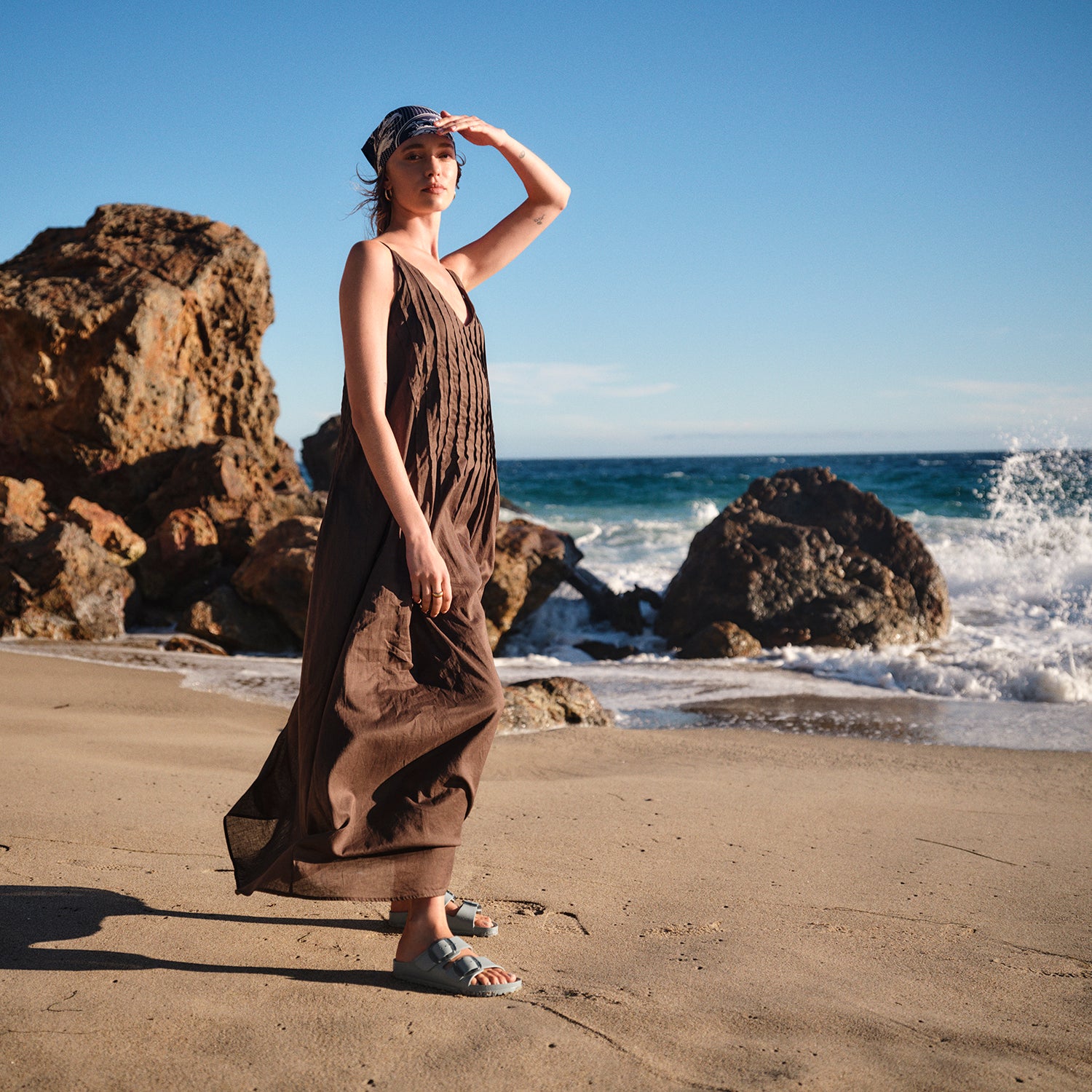 Womens Birkenstock Birkenstock Arizona Big Buckle EVA Women's Recovery Sandals Pure Sage Pure Sage