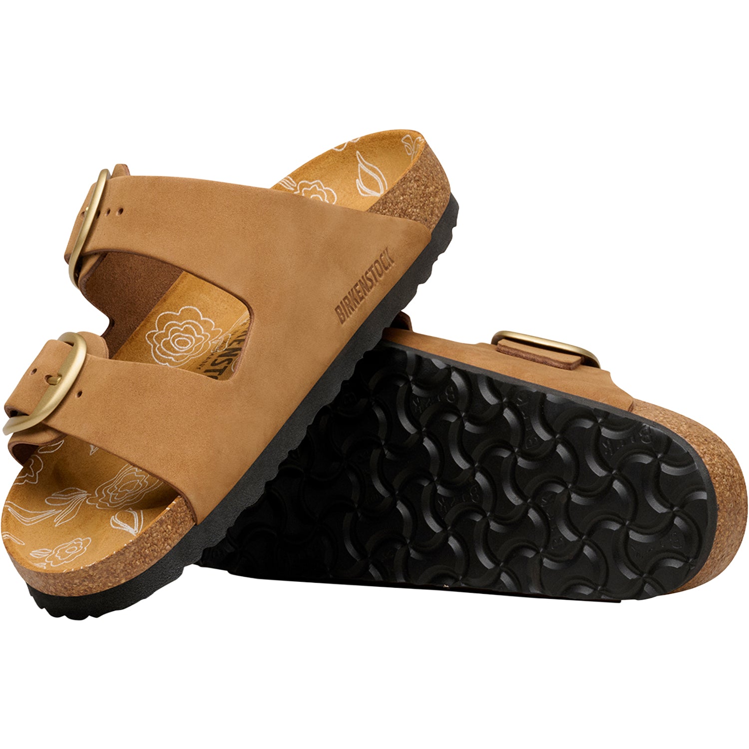 Womens Birkenstock Birkenstock Arizona Big Buckle Women's Sandals Mink Nubuck Mink Nubuck
