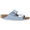 Womens Birkenstock Women's Birkenstock Arizona Dove Blue Patent Birko-Flor Dove Blue Patent