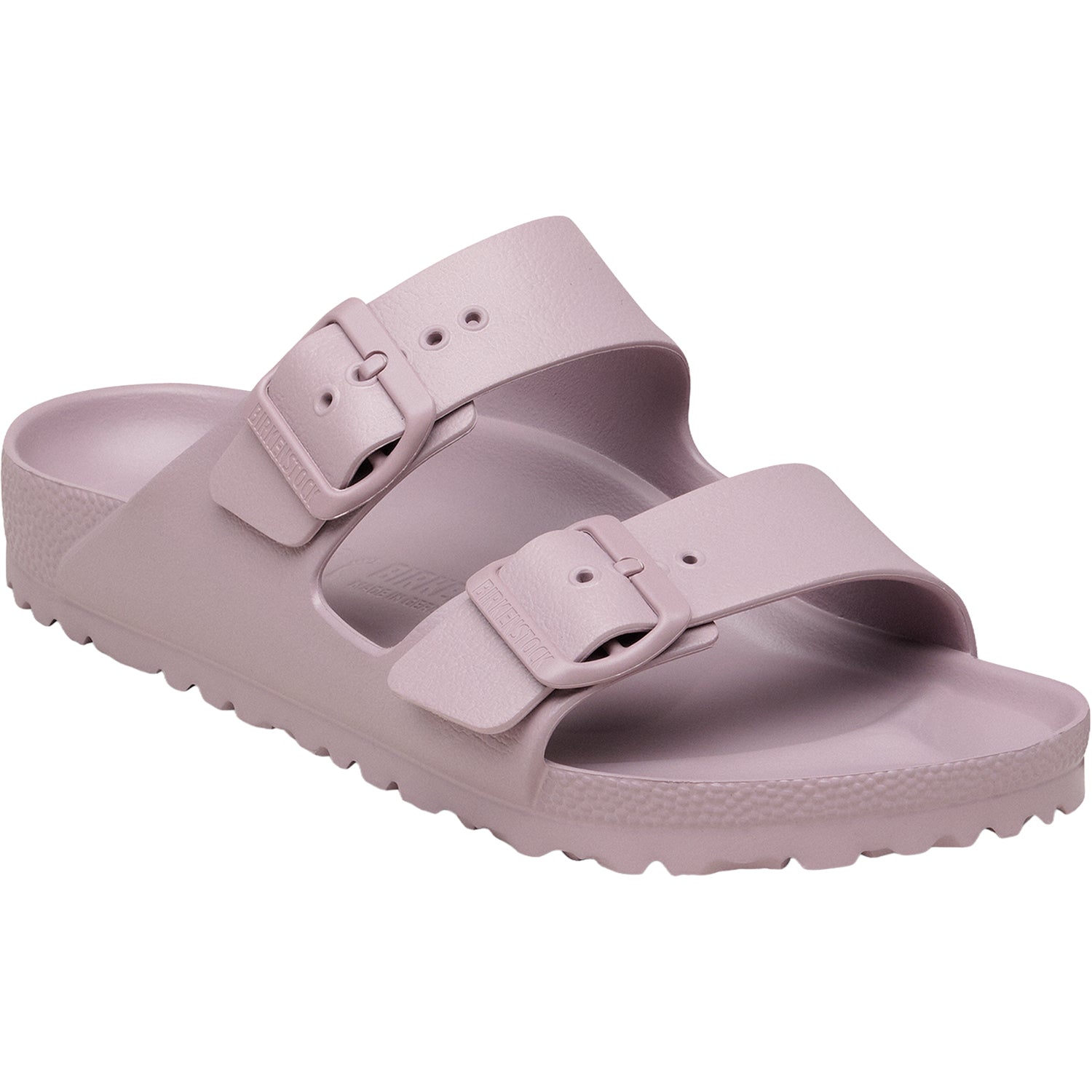 Womens Birkenstock Birkenstock Arizona EVA Women's Recovery Sandals Faded Purple Faded Purple