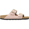 Womens Birkenstock Unisex Birkenstock Arizona Soft Footbed Soft Pink Nubuck Soft Pink Nubuck