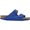 Womens Birkenstock Women's Birkenstock Arizona Soft Footbed Ultra Blue Suede Ultra Blue Suede