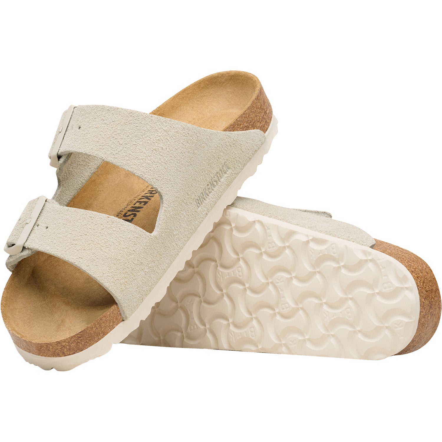 Unisex Birkenstock Birkenstock Arizona Unisex Sandals Oyster Suede Oyster Suede