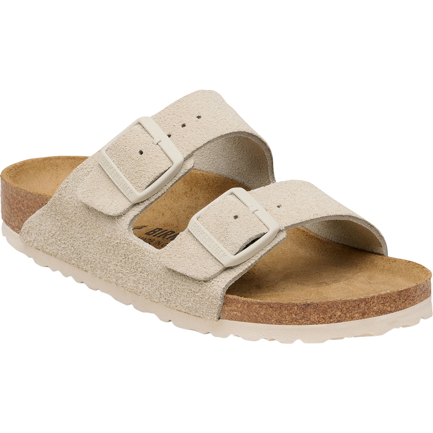 Unisex Birkenstock Birkenstock Arizona Unisex Sandals Oyster Suede Oyster Suede