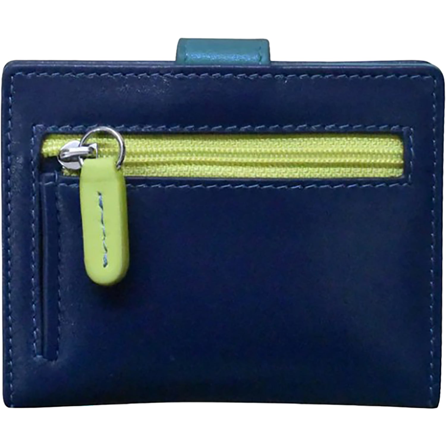Womens Ili new york ili New York Mini Asymmetric Card Wallet with Tab Serenity Multi Serenity Multi