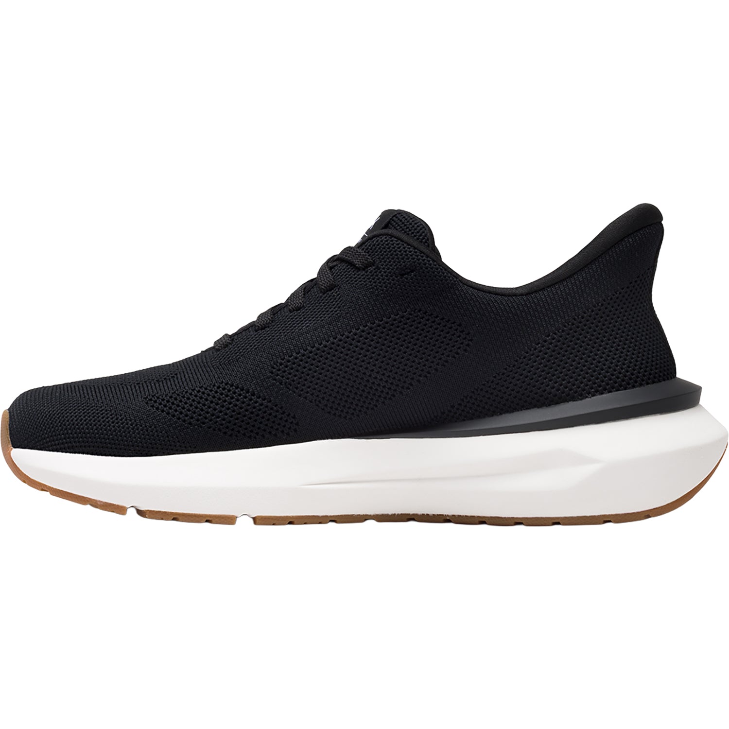 Womens Kizik Kizik Athens 2 Knit Women's Athletic Shoes Black/Bright White Black/Bright White
