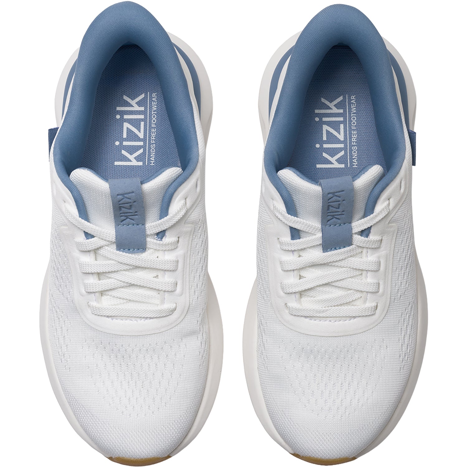 Womens Kizik Kizik Athens 2 Women's Athletic Shoes White/Soft Chambray White/Soft Chambray
