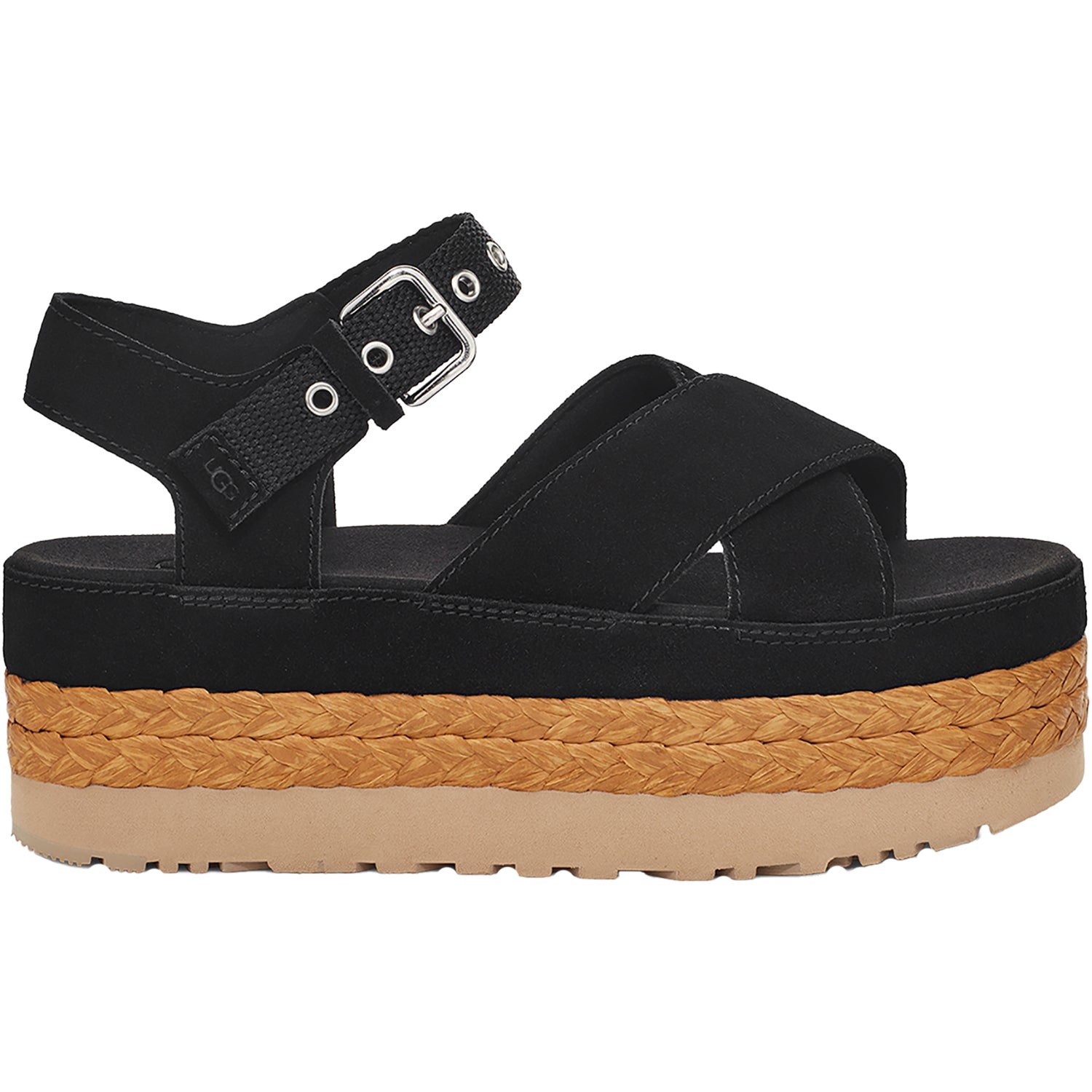 Womens Ugg UGG Aubrey Ankle Women's Platform Sandals Black Black