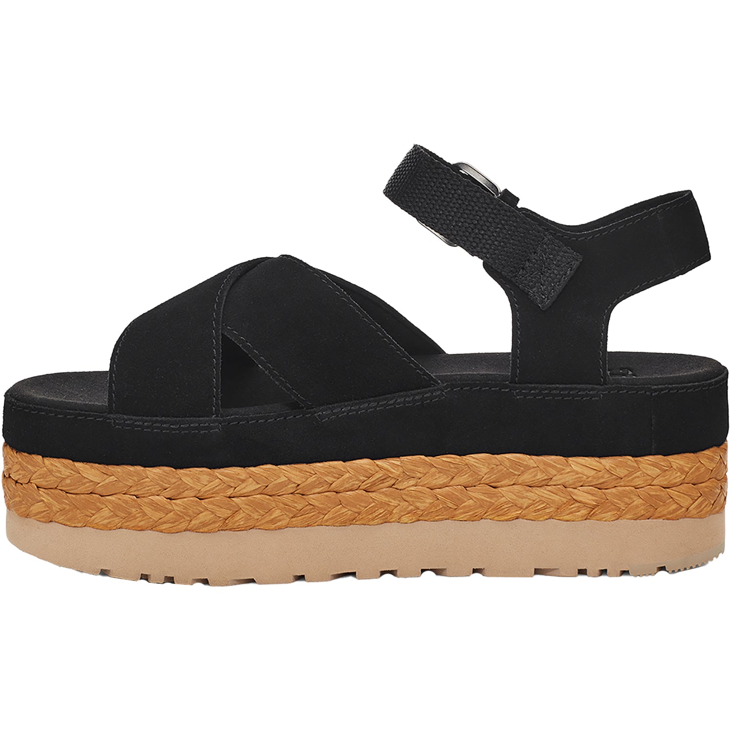 Womens Ugg UGG Aubrey Ankle Women's Platform Sandals Black Black
