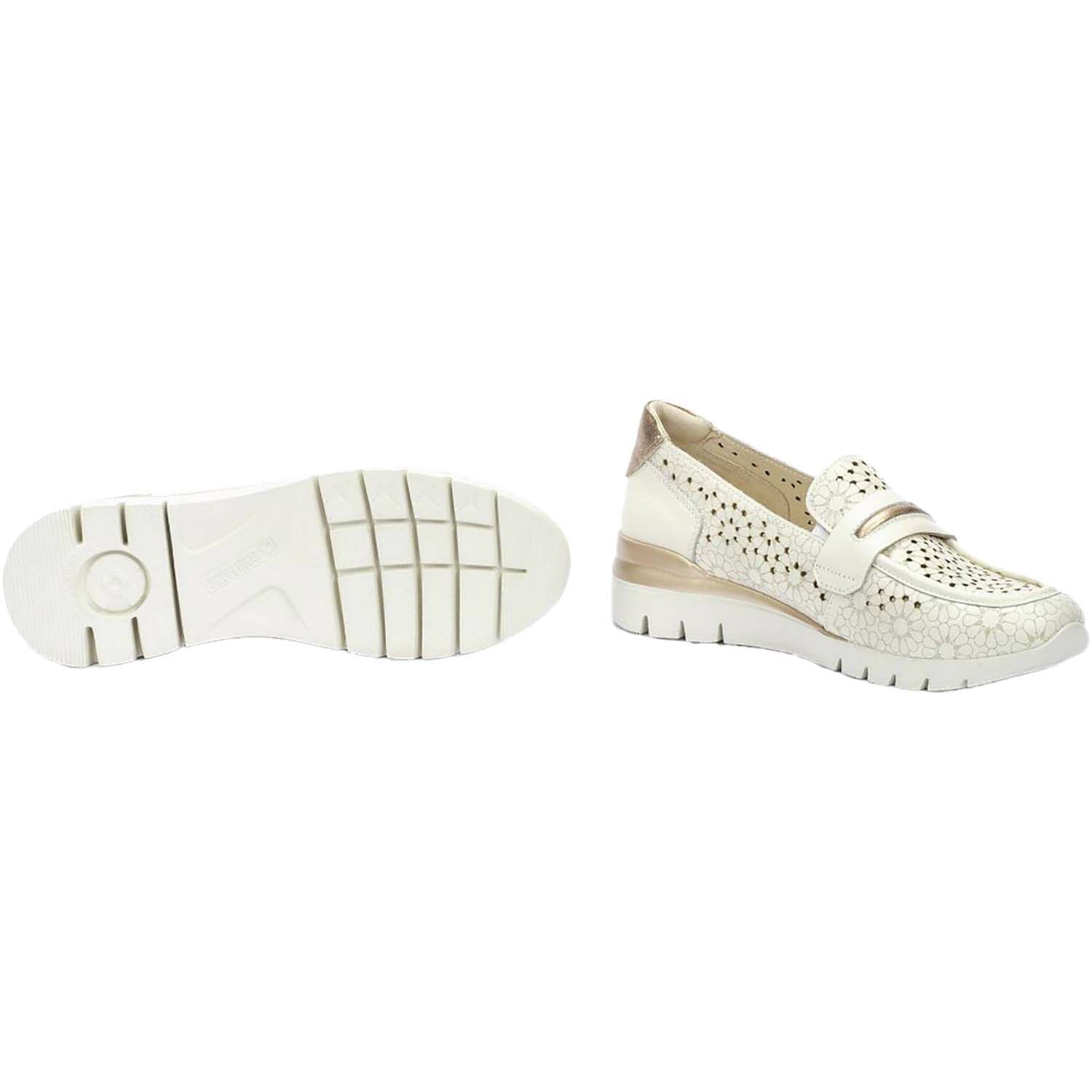 Womens Pikolinos Pikolinos Cantabria W4R-6518C1 Women's Loafers Nata Leather Nata Leather