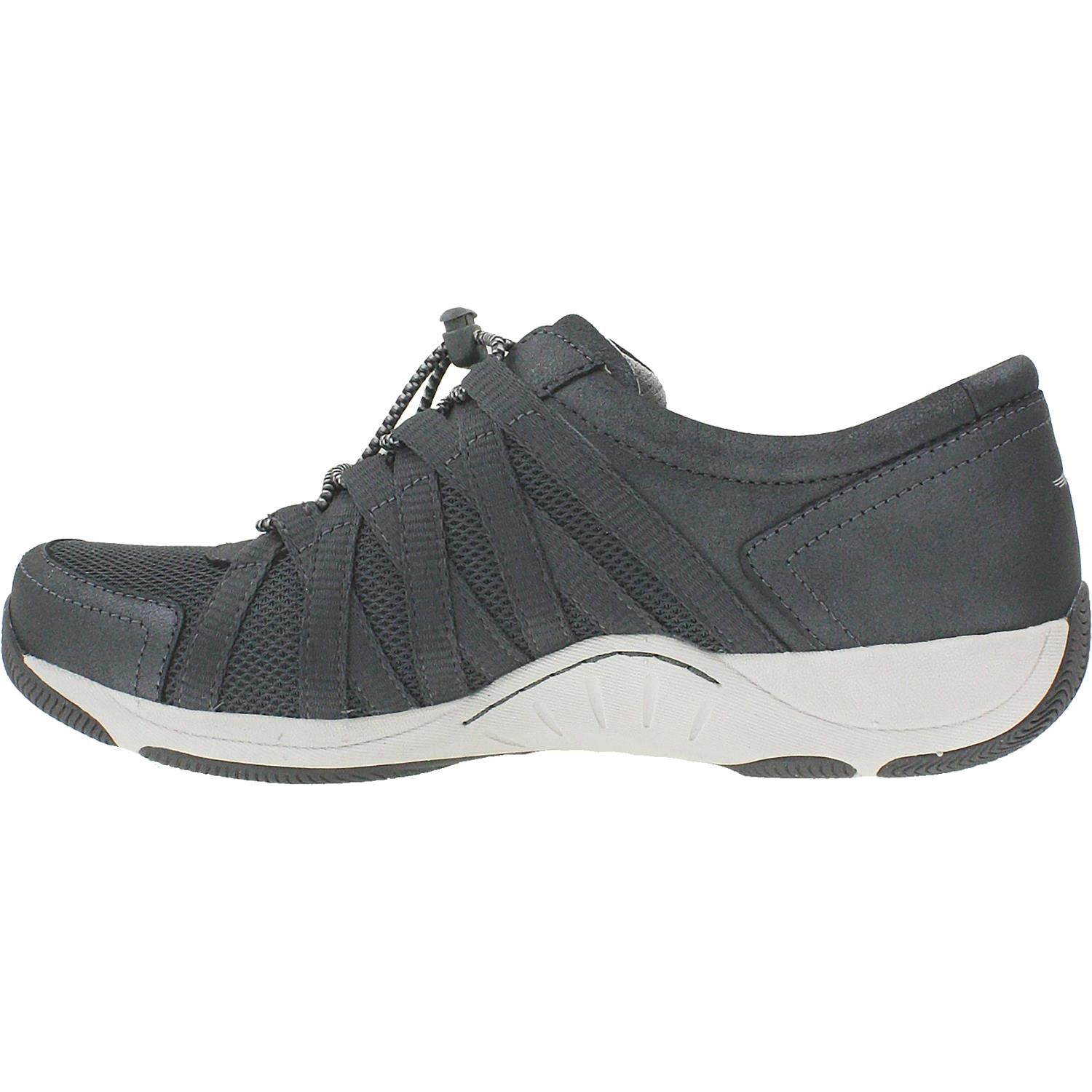 Womens Dansko Dansko Honor Women's Shoes Charcoal/Metallic Suede Charcoal/Metallic Suede