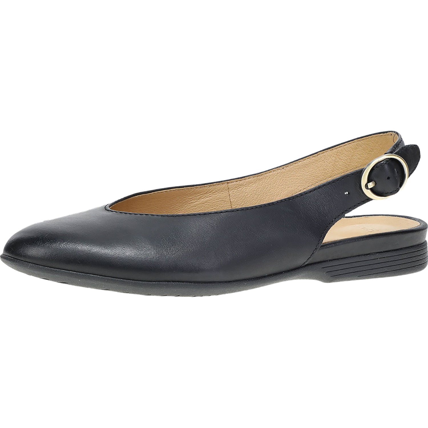 Womens Dansko Dansko Lea Women's Flats Black Burnished Nappa Leather Black Burnished Nappa Leather