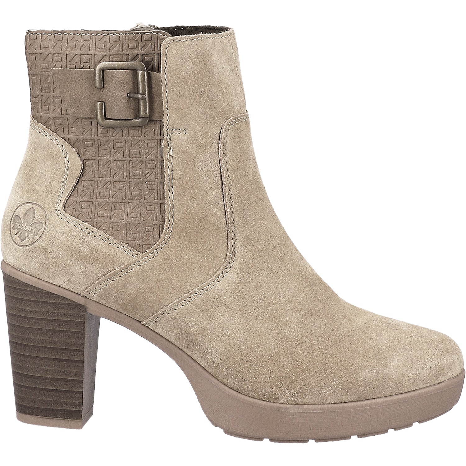 Womens Rieker Rieker Y2252-64 Eva 52 Women's Boots Fango Suede Fango Suede
