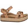 Womens Aetrex Aetrex Paula Women's Espadrille Sandals Aetrex Paula Camel Leather Aetrex Paula Camel Leather