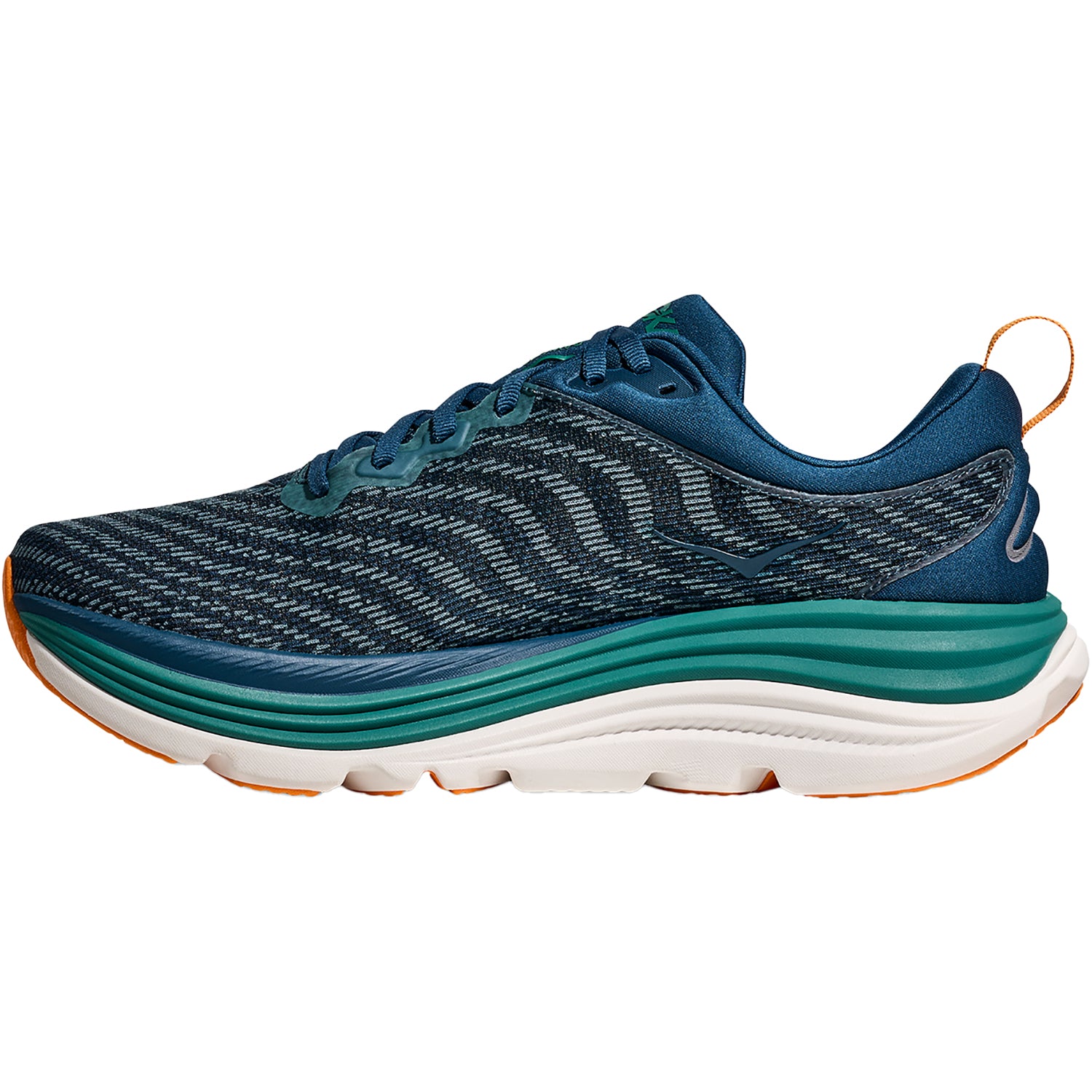 Mens Hoka one one Hoka Gaviota 5 Mesh Men's Everyday Running Shoes Midnight/Oceanic (Stability Support) Midnight/Oceanic