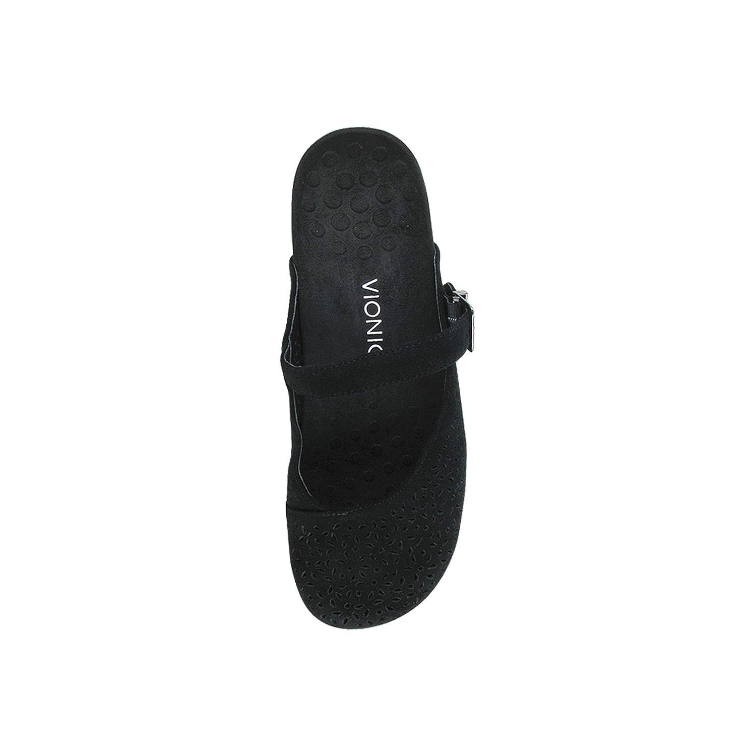 Womens Vionic Vionic Lidia Women's Slip On Mules Black Suede Black Suede