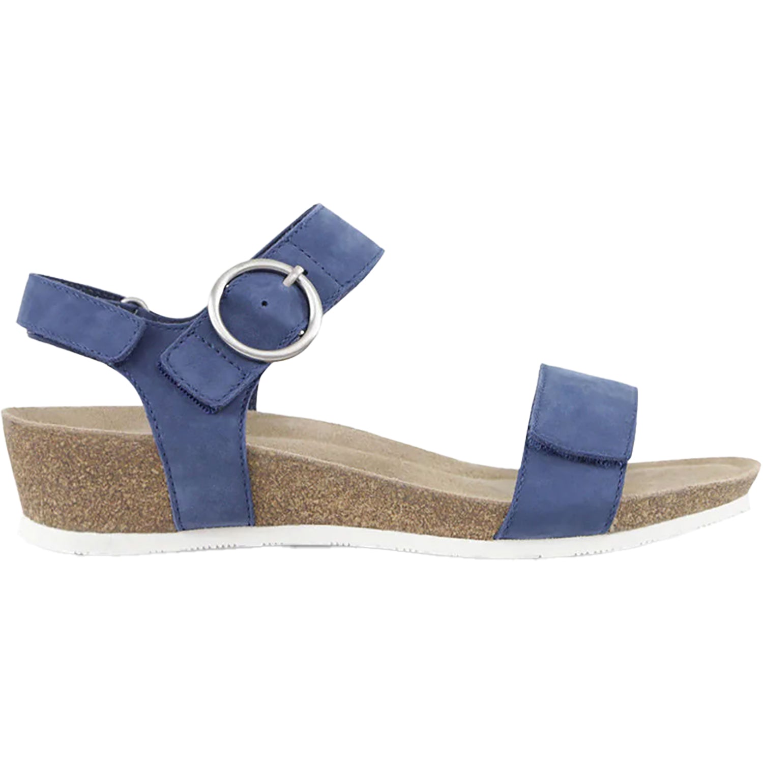Womens Munro Munro Sintra Women's Wedge Sandals Atlantic Blue Nubuck Atlantic Blue Nubuck