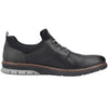 Mens Rieker Rieker 14450-00 Dustin 50 Men's Walking Shoes Black Synthetic Black Synthetic