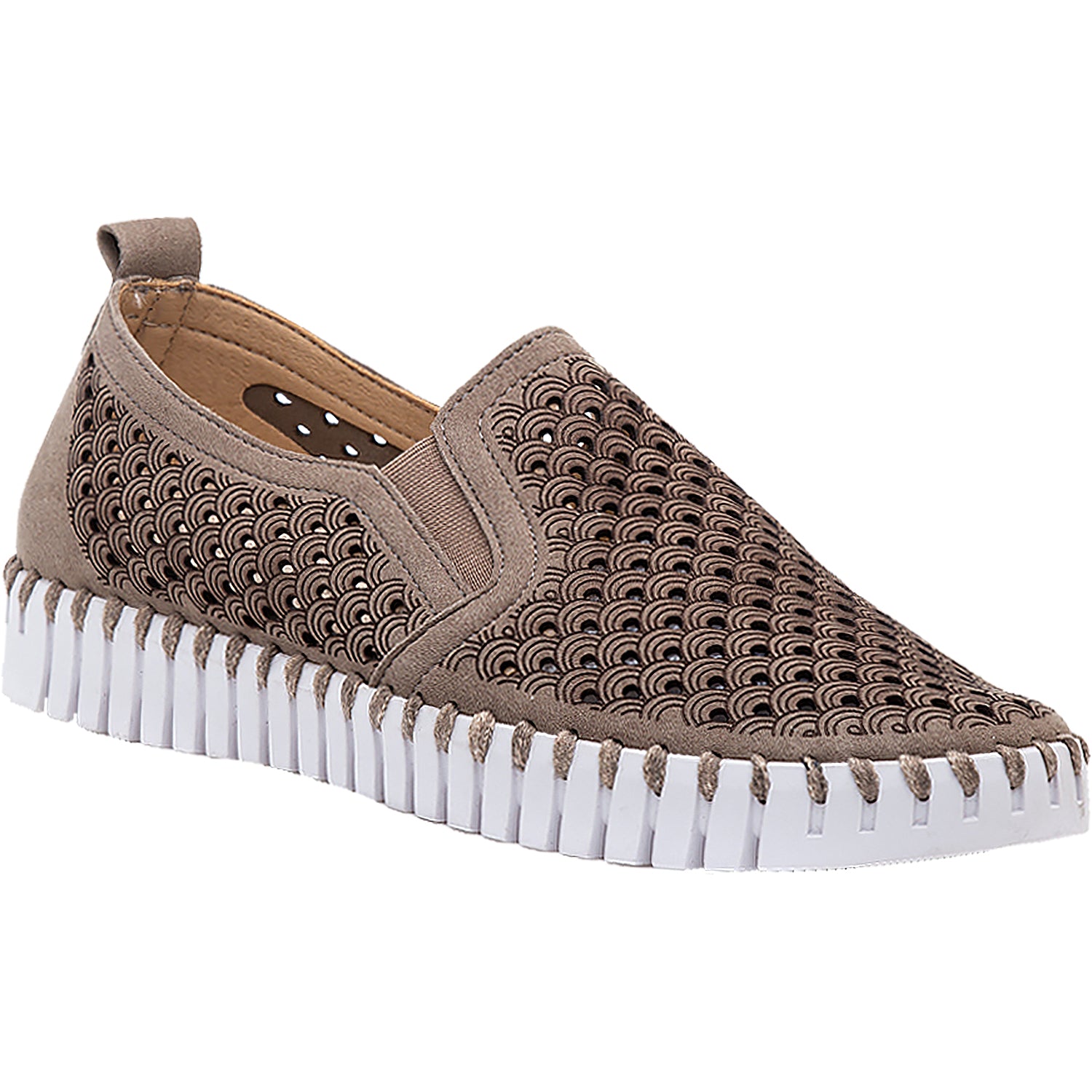 Womens Ilse jacobsen Ilse Jacobsen Tulip 140 Women's Slip Ons Sneaker Falcon Synthetic Falcon Synthetic