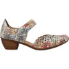 Womens Rieker Women's Rieker 43753-91 Mirjam 53 Beige Multi Leather Beige Multi Leather