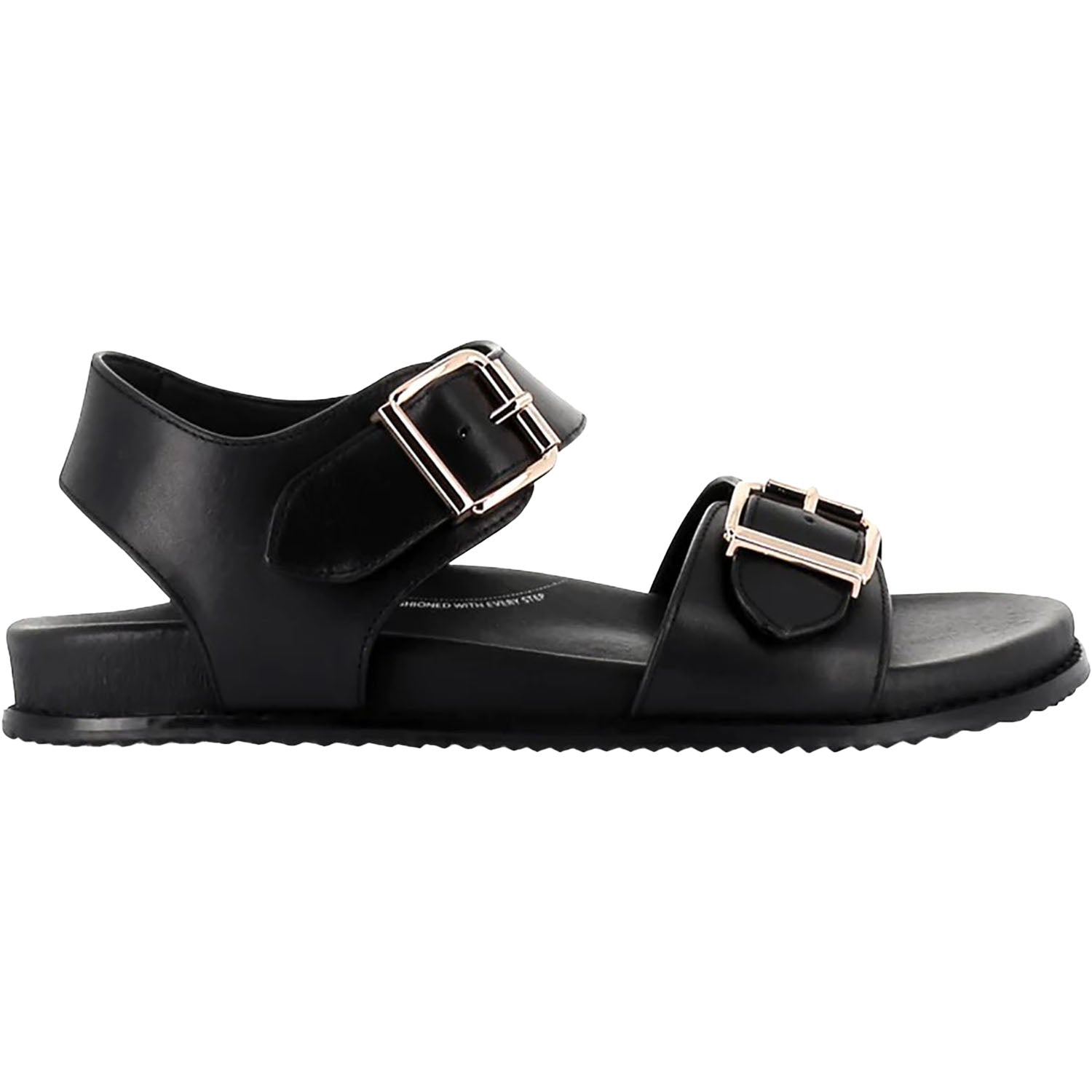 Ziera Hastice Women's Sandals Black Leather – Footwear etc.