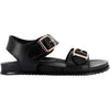 Womens Ziera Ziera Hastice Women's Sandals Black Leather Black Leather