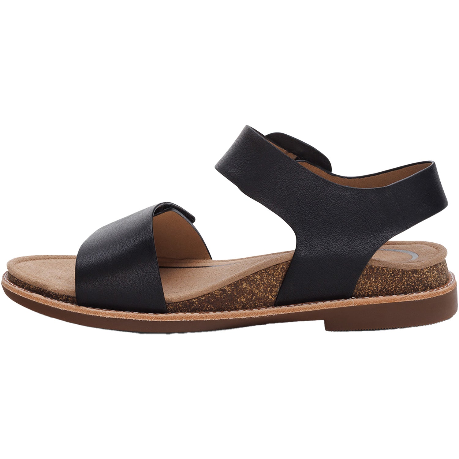 Womens Aetrex Women's Aetrex Claire Black Leather Black